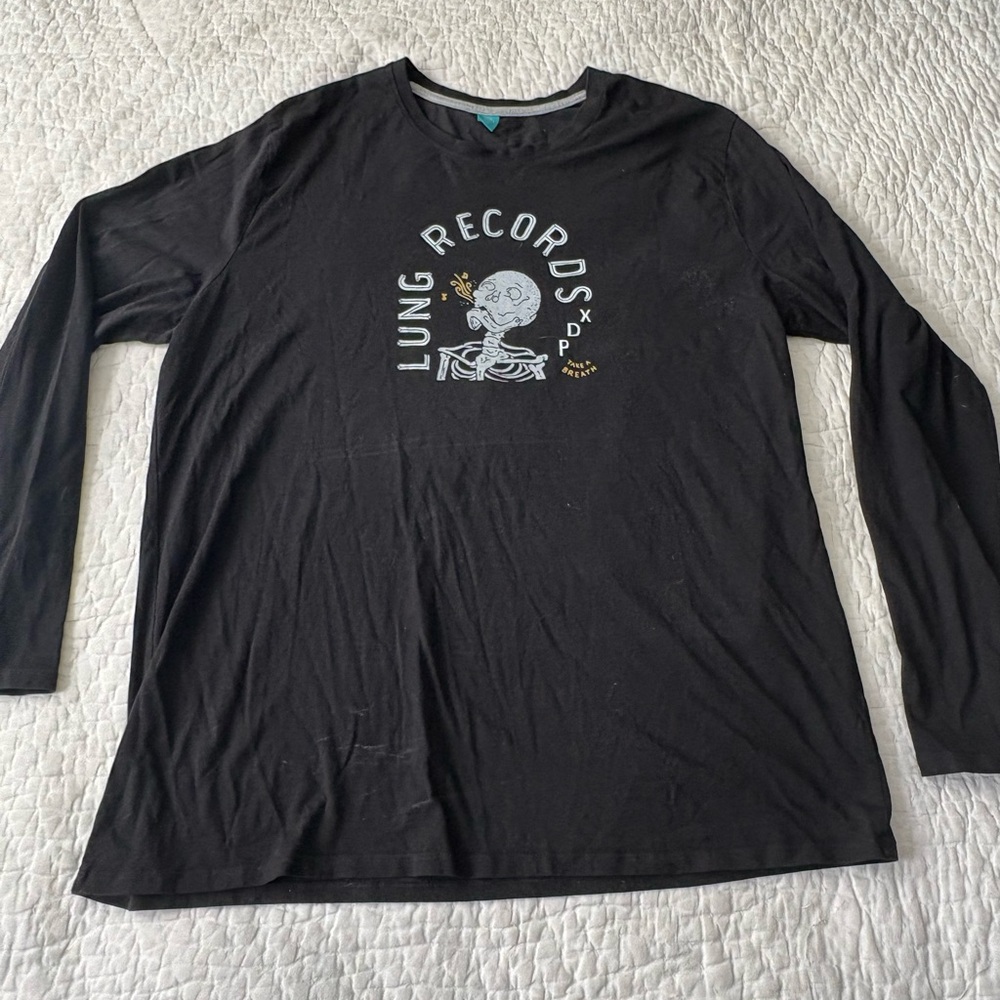 Black Long Sleeve Men's Tee
